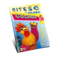 Citesc pe silabe. Colorez. Punguța cu doi bani (vol.6)